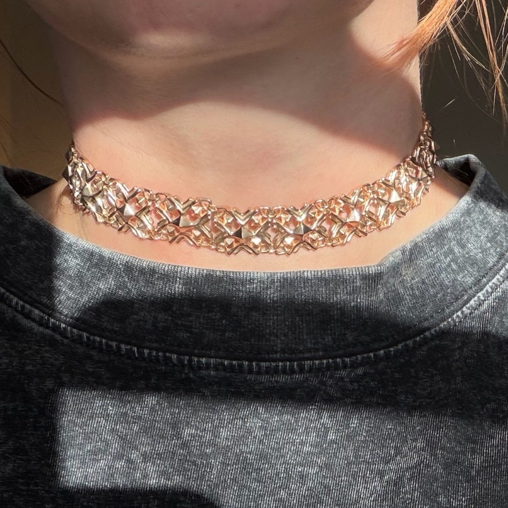 Kendra Scott rose gold choker necklace